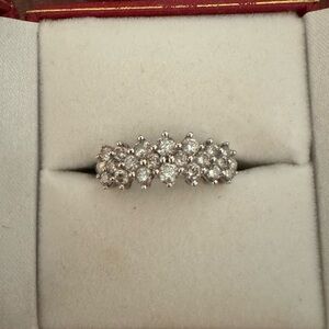 Diamond and white gold Ring. Size 8